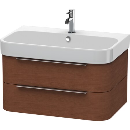Duravit Happy D.2 Wall-Mounted Vanity Unit H2636501313 American Walnut H2636501313